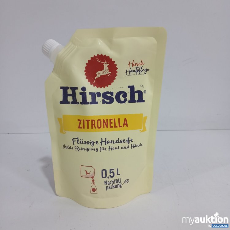 Artikel Nr. 816396 Artikel Nr. 816396: Hirsch Zitronella Flüssige Handseife 0,5L
