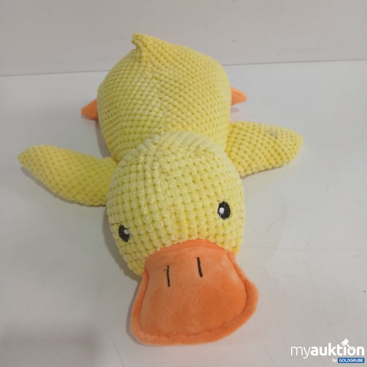 Artikel Nr. 856396 Artikel Nr. 856396: Kuscheltier Ente ca. 40cm beschädigt