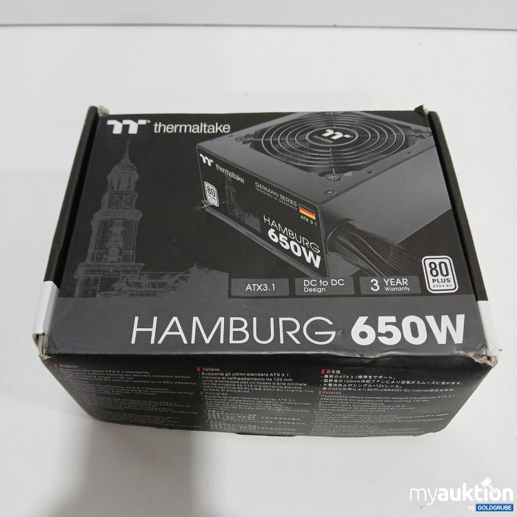Artikel Nr. 867396 Artikel Nr. 867396: Thermaltake Hamburg 650W