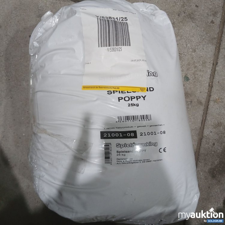 Artikel Nr. 887396 Artikel Nr. 887396: Spielturmking Spielsand Poppy 25kg