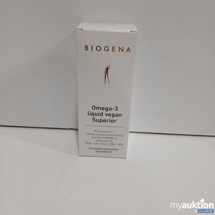 Artikel Nr. 892396: Biogena Omega-3 Liquid Vegan Superior Zitronen-Rosmarin-Geschmack 150ml