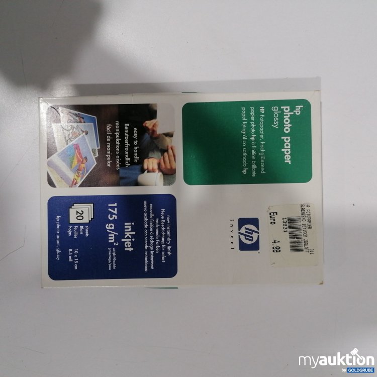 Artikel Nr. 895396: Hp Fotopapier Glossy 20x10x15cm