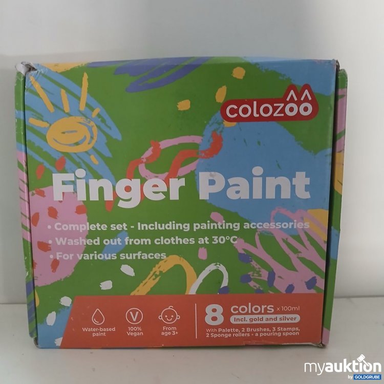 Artikel Nr. 921396: Colozoo Finger Paint 8x100 ml