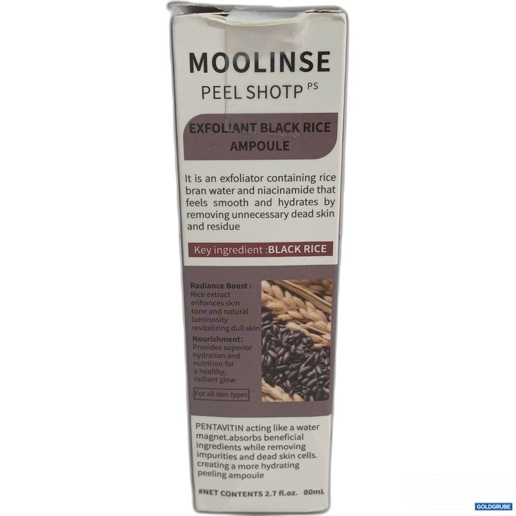 Artikel Nr. 972396: Moolinse Peel Shotp Exfoliant Black Rice Ampoule 80ml 