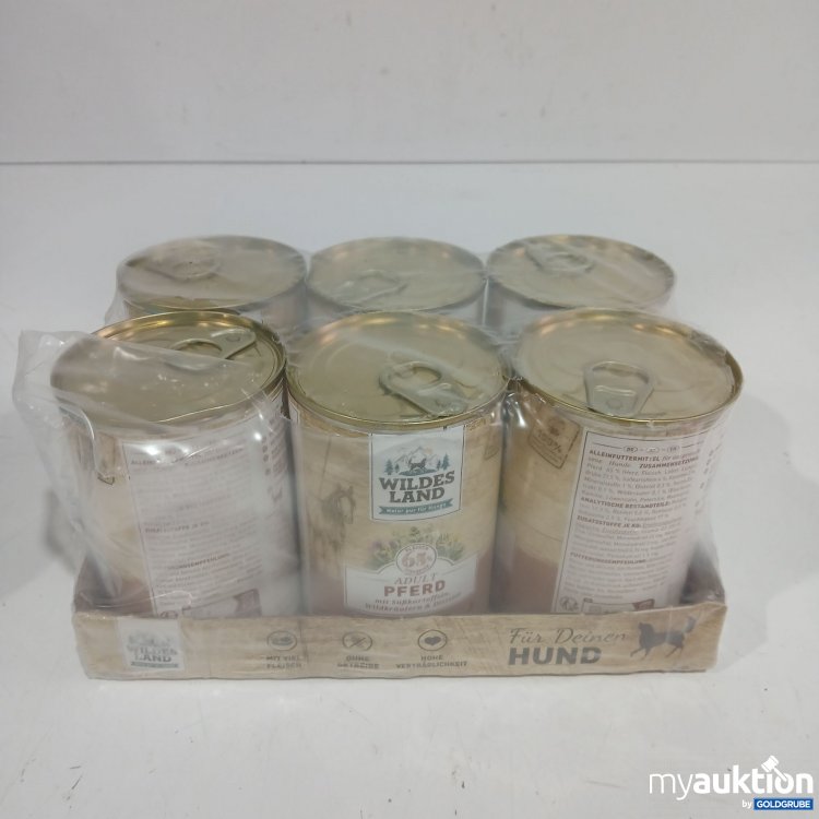 Artikel Nr. 981396 Artikel Nr. 981396: Wildes Land Hundefutter Pferd 6x400g