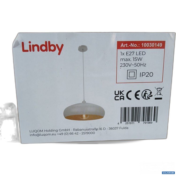 Artikel Nr. 442397: Lindby Pendelleuchte E27 LED max. 15W 10030149