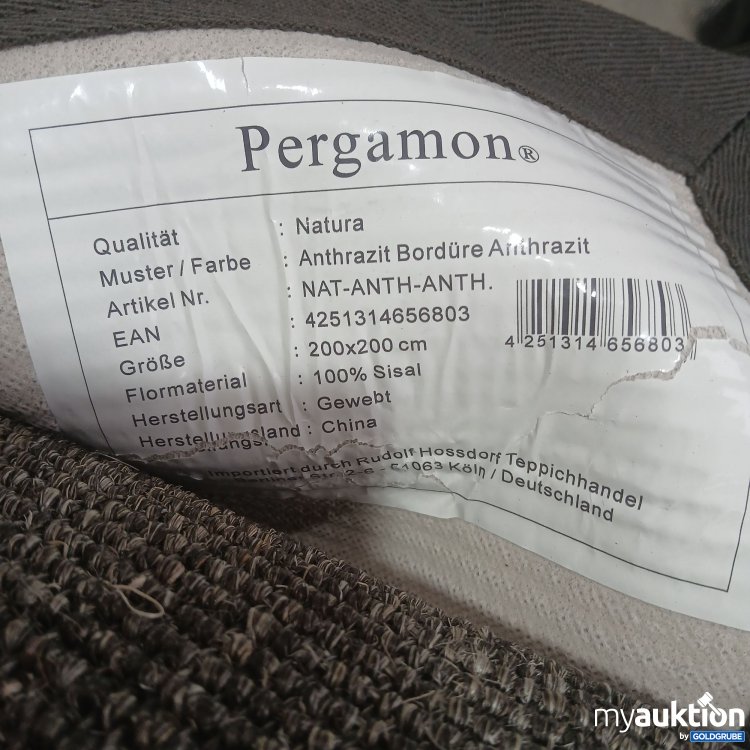 Artikel Nr. 445397 Artikel Nr. 445397: Pergamon Teppich Latex 200x200 Anthrazit