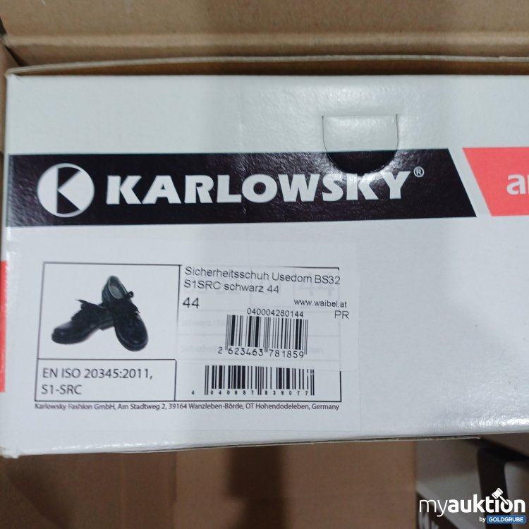 Artikel Nr. 463397: Karlowsky Sicherheitsschuh Usedom BS32 S1SRC Größe 44