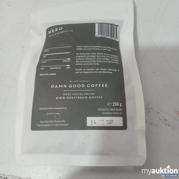 Artikel Nr. 466397 Artikel Nr. 466397: Rostraun Nero Kaffee ganze Bohne 250 g