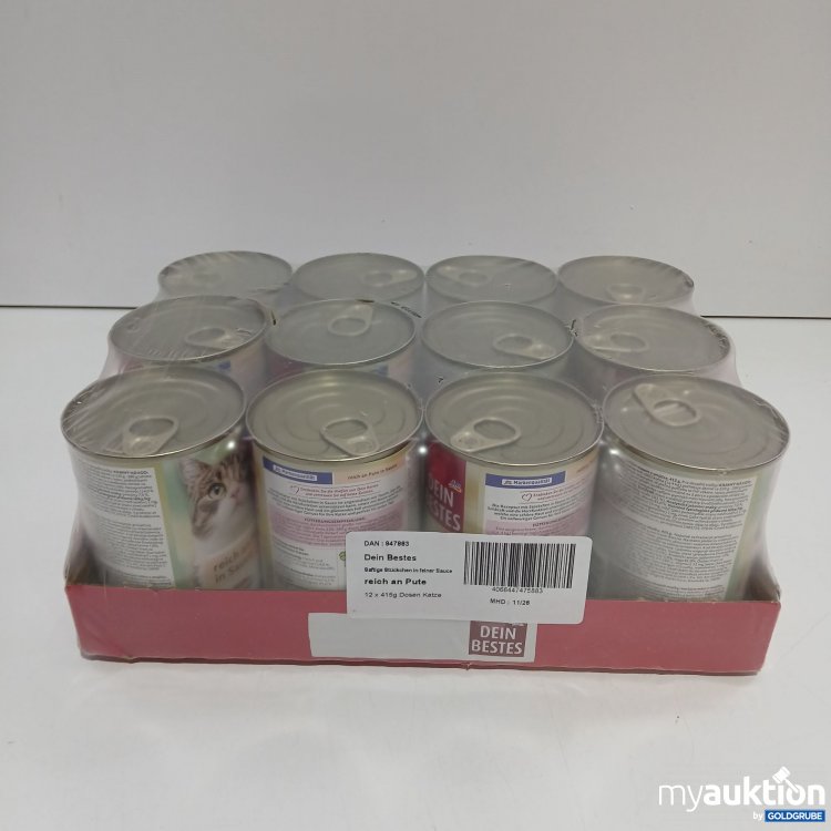 Artikel Nr. 812397 Artikel Nr. 812397: Dein Bestes Katzenfutter 12x415g