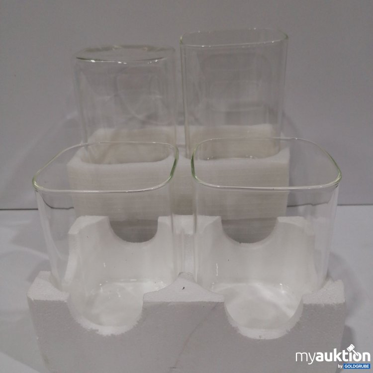 Artikel Nr. 883397 Artikel Nr. 883397: Glas Behälter 4Stk. Höhe 16cm