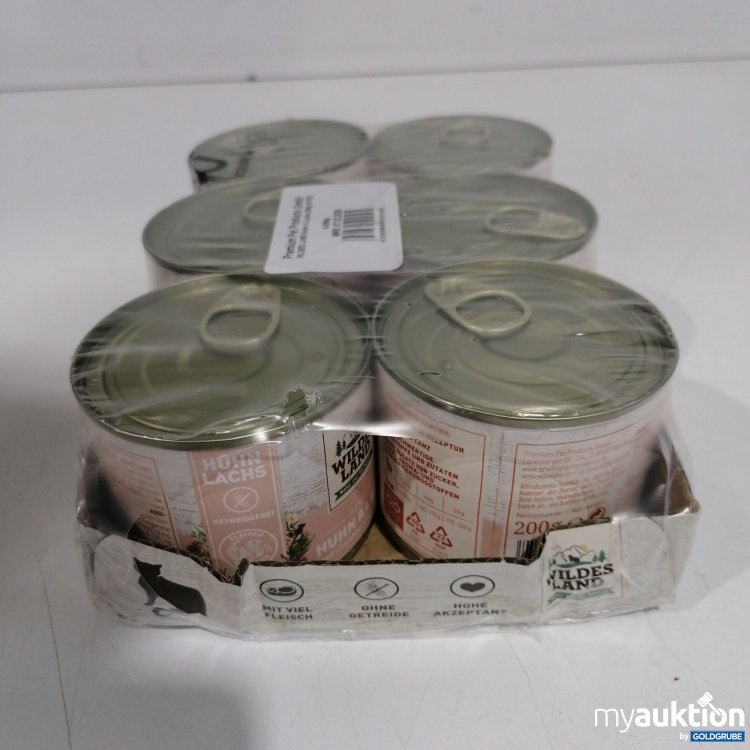 Artikel Nr. 896397: Wildes Land Katze Huhn&Lachs 6x200g 