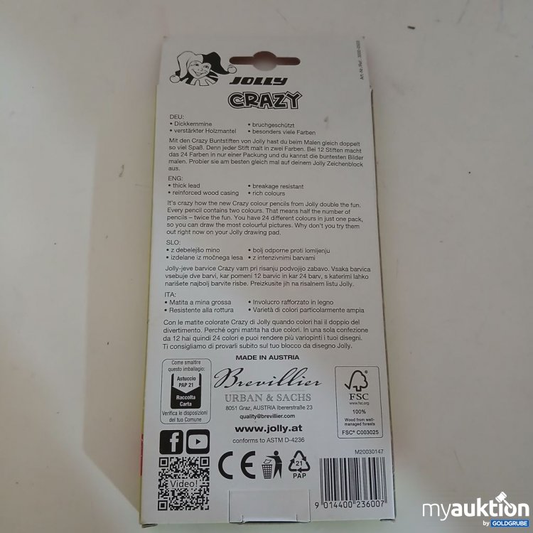 Artikel Nr. 921397: Jolly Crazy Buntstifte 12 Stück