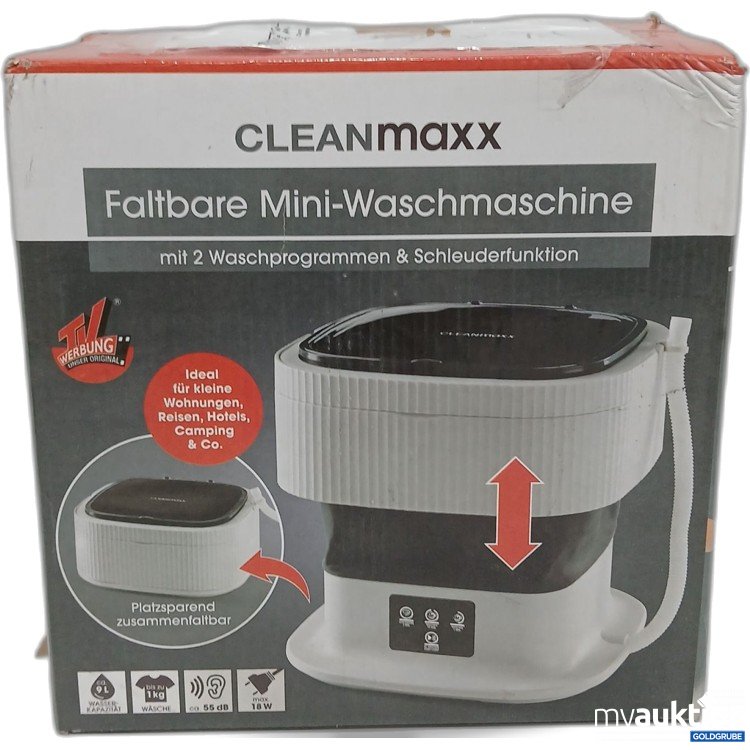Artikel Nr. 963397: Cleanmaxx Faltbare Mini Waschmaschine