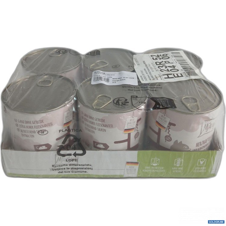 Artikel Nr. 990397 Artikel Nr. 990397: Mjamjam Katzenfutter Herzhaftes Wild & Kaninchen 6x800g