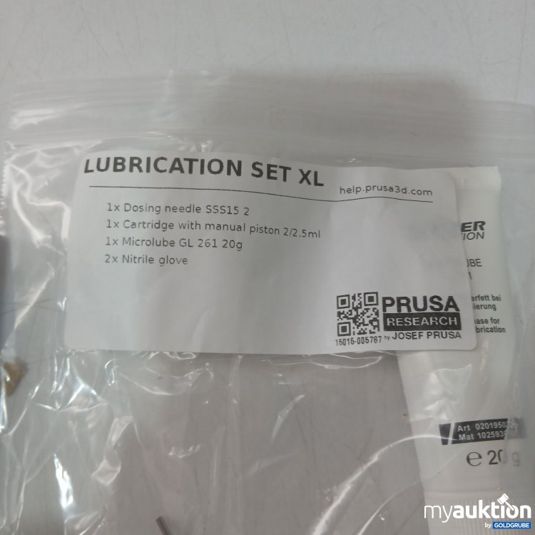 Artikel Nr. 995397 Artikel Nr. 995397: Prusa Lubrication Set XL