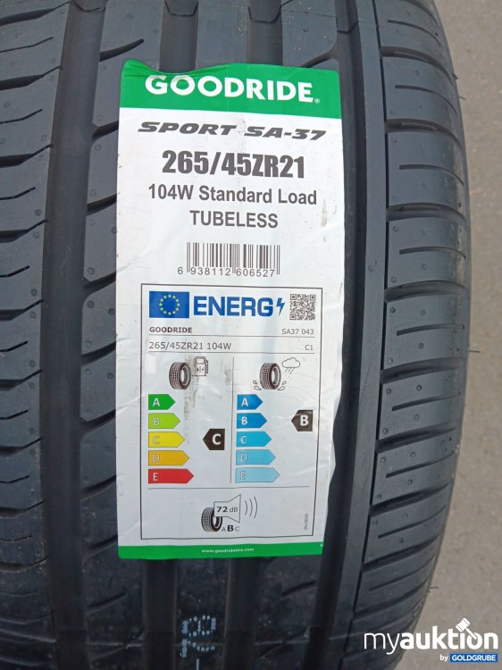 Artikel Nr. 440398: Goodride Sport SA-37 104W Standard Load Tubeless 265/45ZR21
