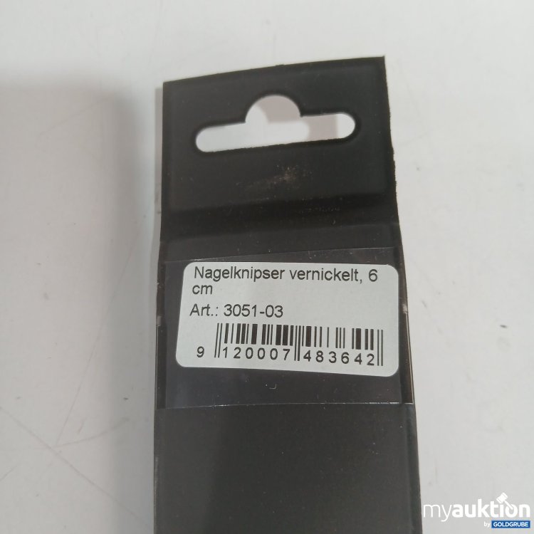 Artikel Nr. 526398: canal Nagelknipser vernickelt 6 cm 3051-03