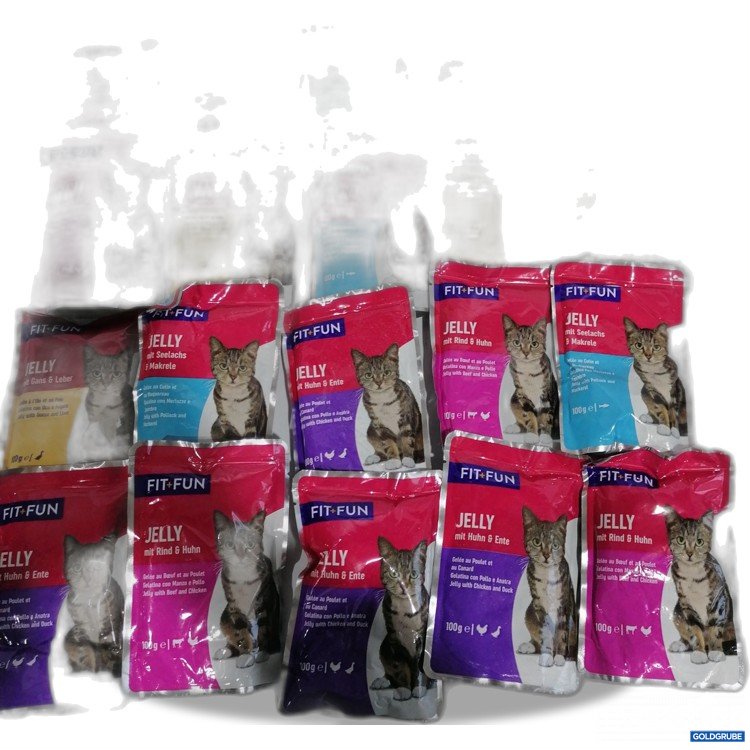 Artikel Nr. 896398: Fit+Fun Jelly Katzenfutter diverse Sorten 22x100g