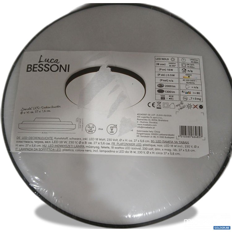 Artikel Nr. 934398: Luca Bessoni Sanela LED-Deckenleuchte Typ: 18 W