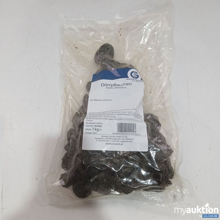 Artikel Nr. 980398: Getreide Gutscher Dörrpflaumen ohne Kern 1kg