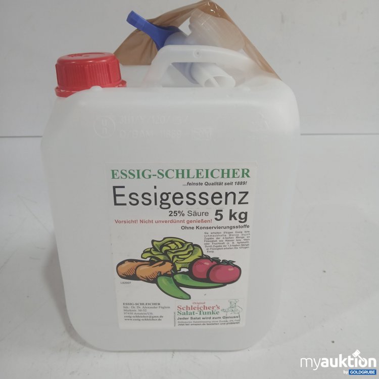 Artikel Nr. 988398 Artikel Nr. 988398: Essig-Schleicher Eissgessenz 5kg