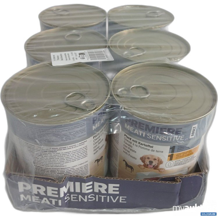 Artikel Nr. 990398: Premiere Meati Hundefutter Sensitive Pferd mit Kartoffeln 6x800g 