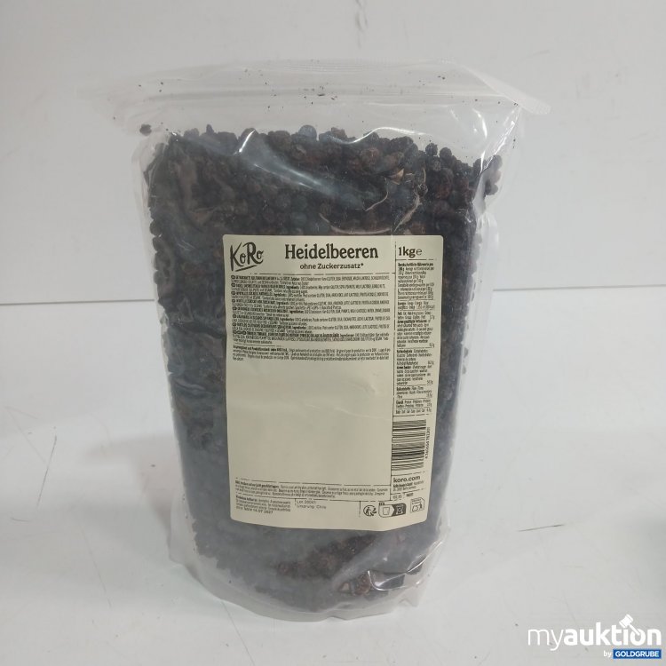 Artikel Nr. 465399 Artikel Nr. 465399: KoRo Heidelbeeren ohne Zuckerzusatz 1 kg