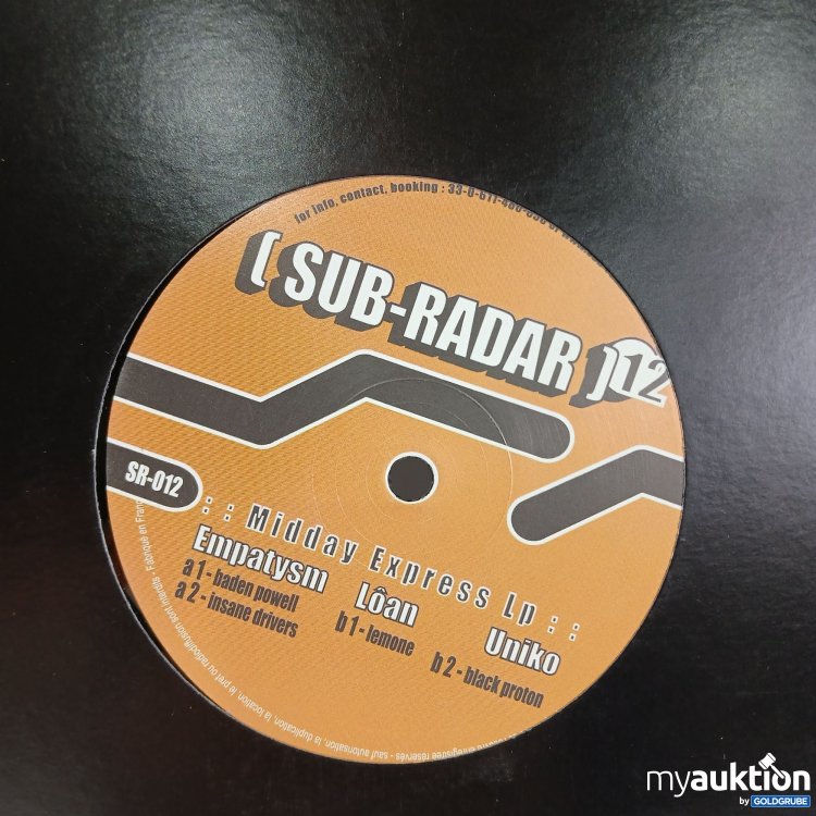 Artikel Nr. 802399 Artikel Nr. 802399: Sub-Radar 12
