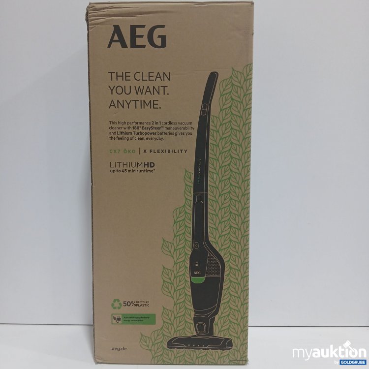 Artikel Nr. 813399 Artikel Nr. 813399: AEG 2in1 Akku Staubsauger CX7 Öko X Flexibility