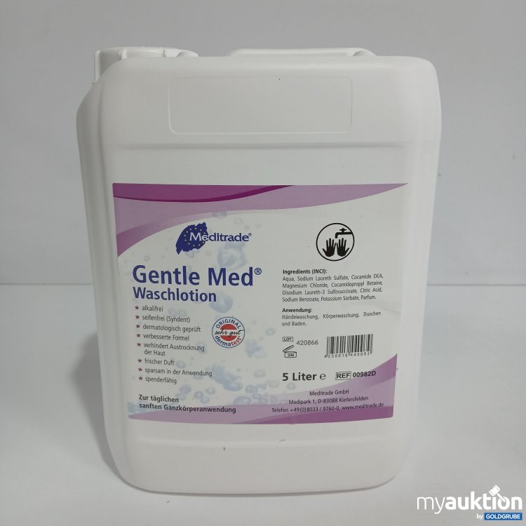 Artikel Nr. 816399 Artikel Nr. 816399: Meditrade Gentle Med Waschlotion 5L