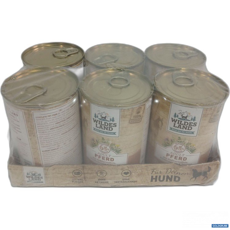 Artikel Nr. 981399 Artikel Nr. 981399: Wildes Land Hundefutter Pferd 6x400g