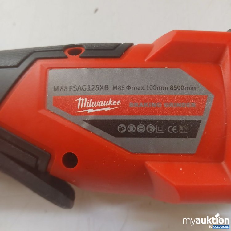 Artikel Nr. 993399 Artikel Nr. 993399: Milwaukee M88 FSAG125XB Akku Schleifer 12V
