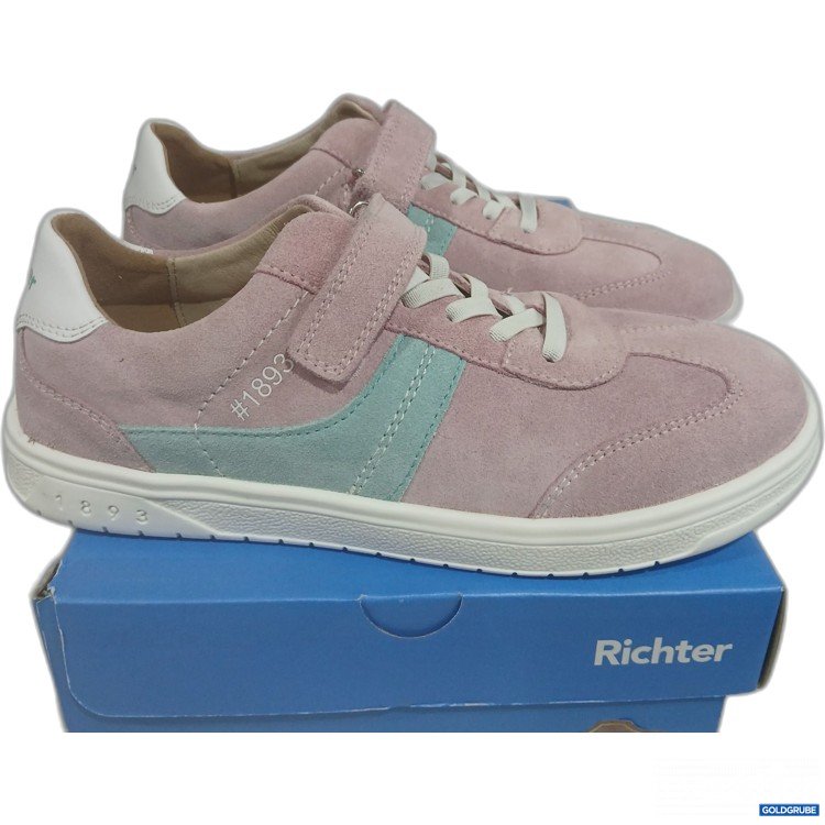 Artikel Nr. 525400: Richter Kinderschuhe Velour cameo/lurquise/white 