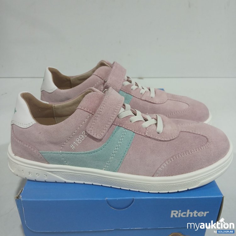 Artikel Nr. 525400: Richter Kinderschuhe Velour cameo/lurquise/white 