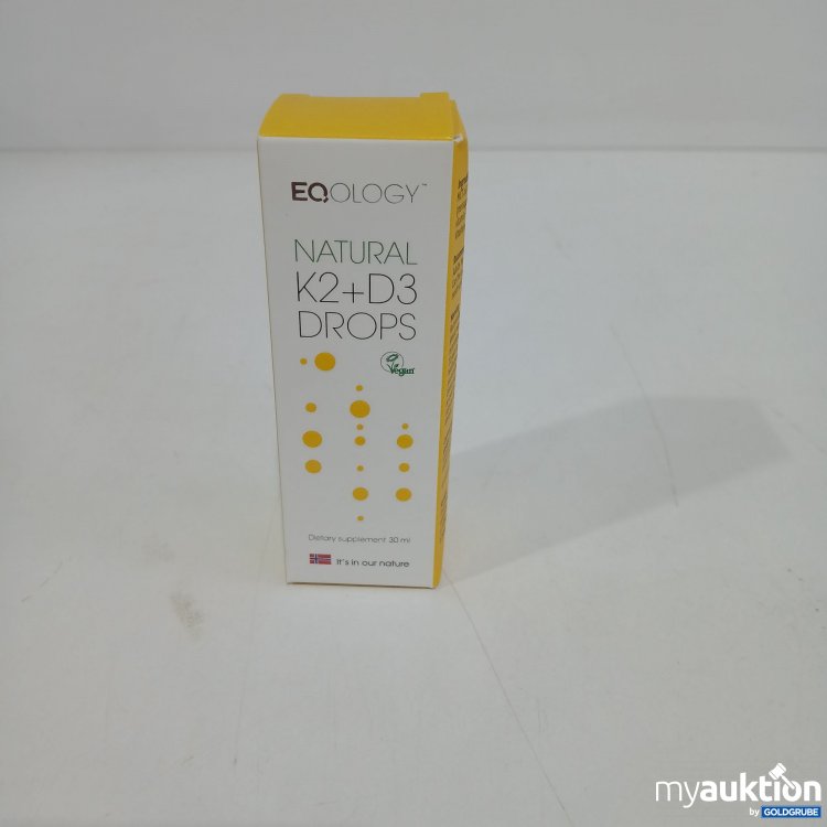 Artikel Nr. 811400 Artikel Nr. 811400: Eqology Natural K2+D3 Drops 30ml