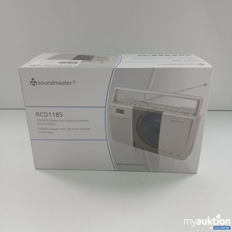 Artikel Nr. 814400 Artikel Nr. 814400: Soundmaster RCD1185 CD/MP3-Spieler mit Hörbuchfunktion & UKW Radio
