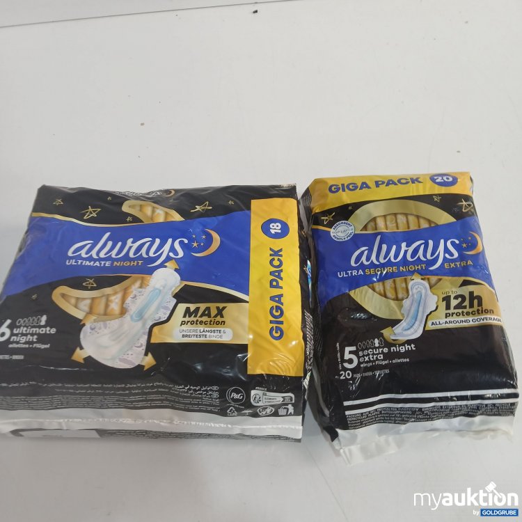 Artikel Nr. 894400: Always Ultimate Night Binden 1x 18Stk 1x20Stk