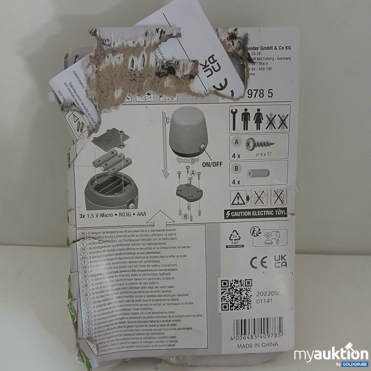 Artikel Nr. 921400: rollyFlashlight 1.5V