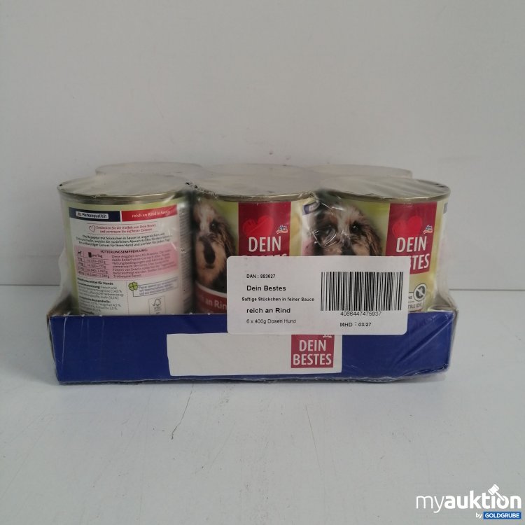 Artikel Nr. 844401: DM Dein Bestes Hund, reich an Sauce 6x400g