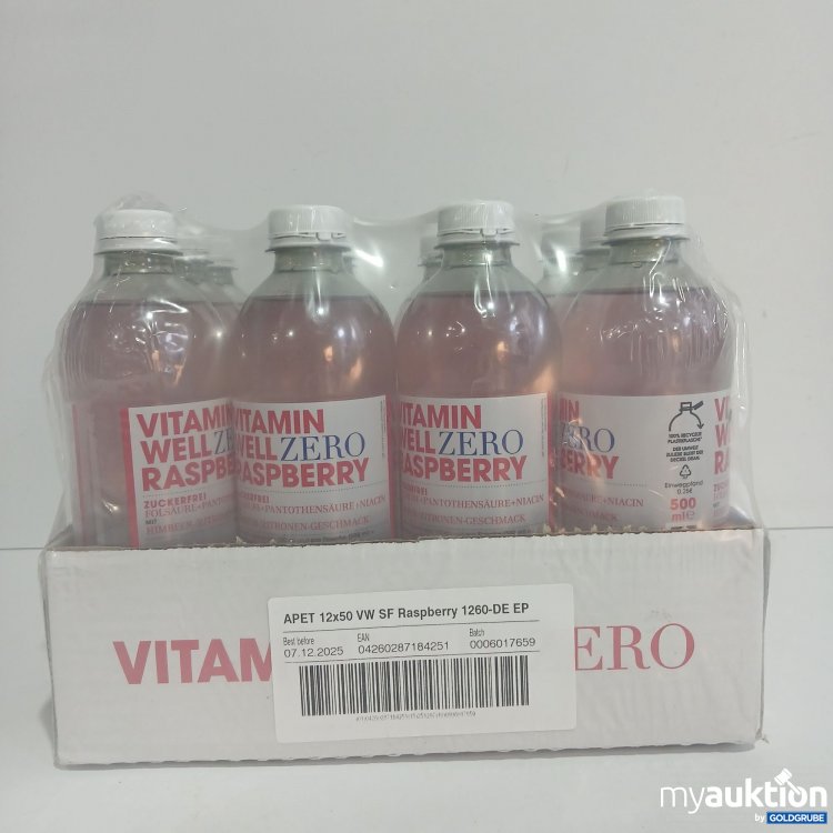 Artikel Nr. 848401 Artikel Nr. 848401: Vitamin Well Zero Rasperry 12x500ml