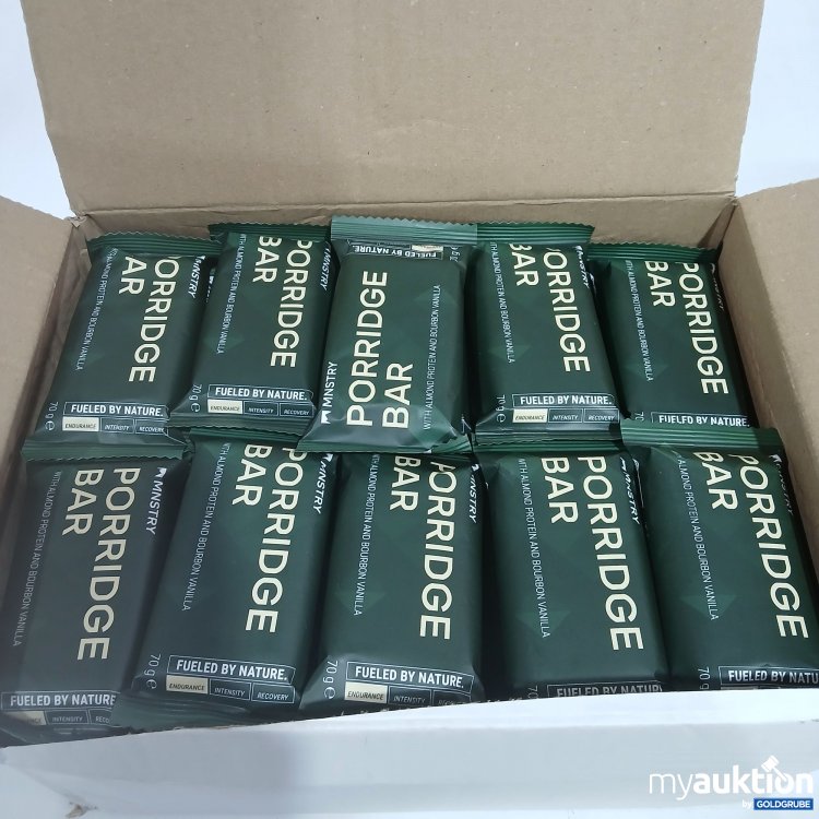 Artikel Nr. 897401: Mnstry Porridge Bar with Almond Protein and Bourbon vanilla 80x70g