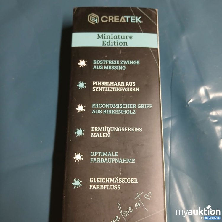 Artikel Nr. 919401: CREATEK Miniature Edition Pinsel Set