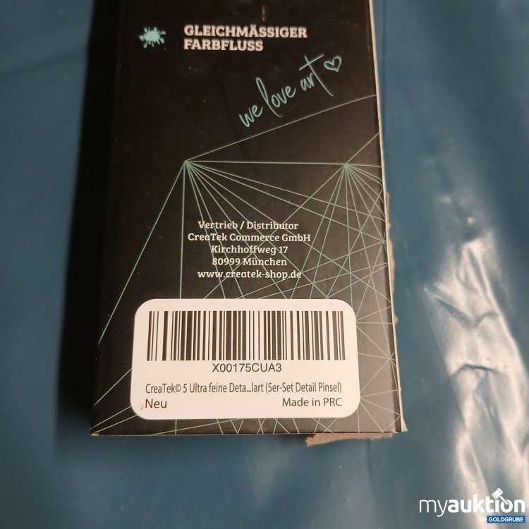 Artikel Nr. 919401: CREATEK Miniature Edition Pinsel Set