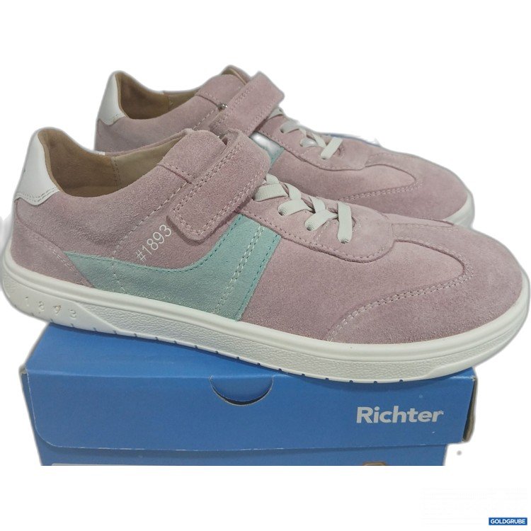 Artikel Nr. 525402: Richter Kinderschuhe Velour cameo/lurquise/white 