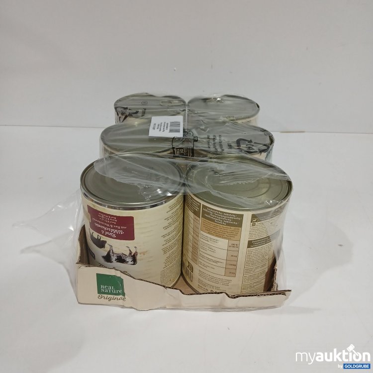 Artikel Nr. 808402 Artikel Nr. 808402: Real Nature Original Rind,Wildschwein,Reis 6x800g
