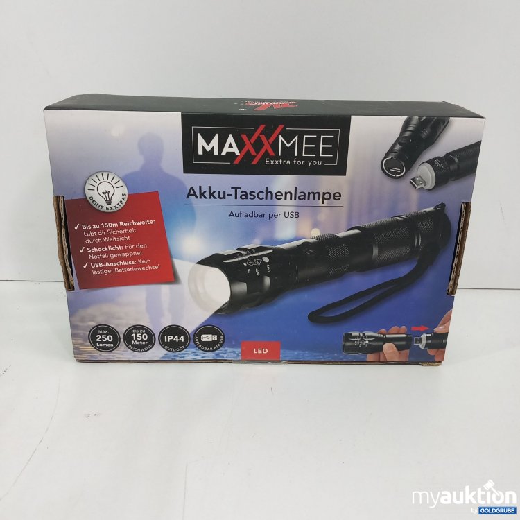 Artikel Nr. 821402 Artikel Nr. 821402: Maxxmee Akku Taschenlampe