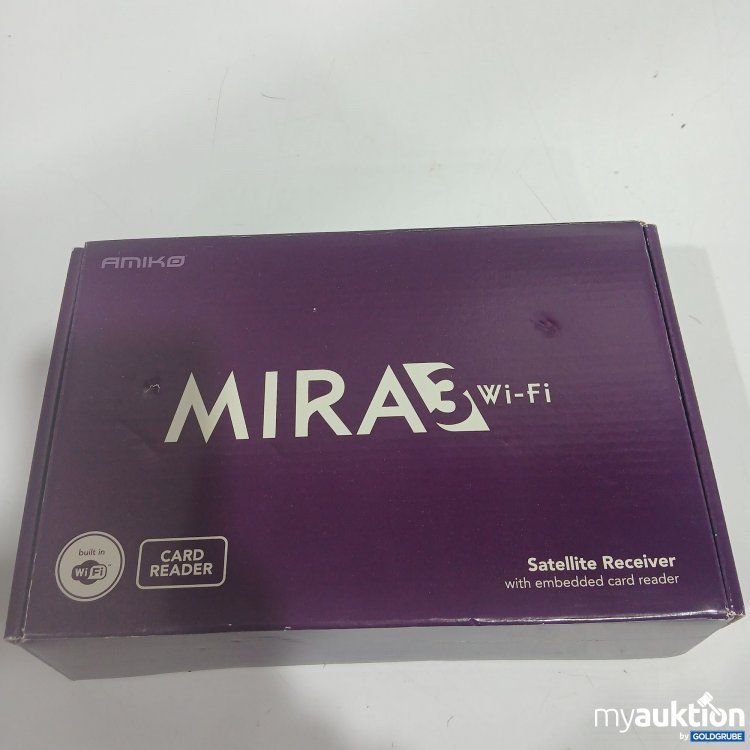 Artikel Nr. 870402 Artikel Nr. 870402: Amiko Mira3 WiFi Satellite Receiver with embedded card Reader