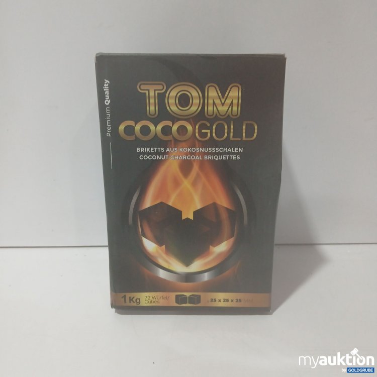Artikel Nr. 873402: Tom Coco Gold Briketts 1kg / 72 Würfel
