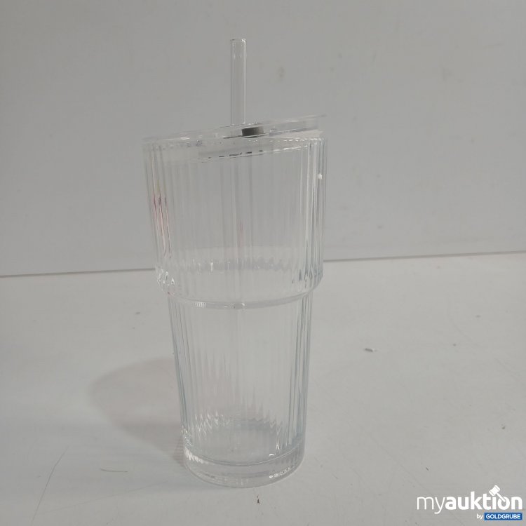 Artikel Nr. 894402: Trinkglas mit Stohhalm 